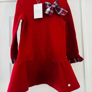 Paz Rodriguez Scarlet Jersey Dress Size 5 NWT